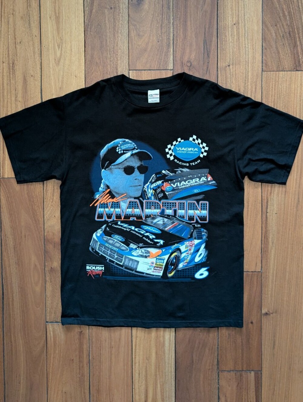 Mark Martin Vintage "V" Racing T-shirt (L)